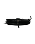 Half Moon Shoulder Bag Leather Black 14-MA-1022, top view